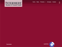 Tablet Screenshot of intermedt.de